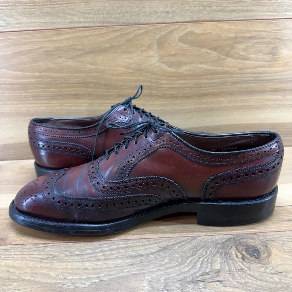 Allen Edmonds Cambridge Shell‎ Cordovan 9 D Wingtip Brogue Formal Business 8685
